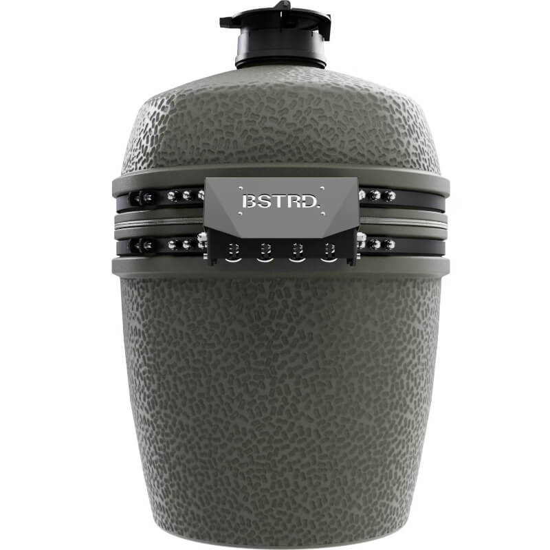 BSTRD.PRO BP302A-USA Large Solo Kamado Grill in Alpine Green-Back