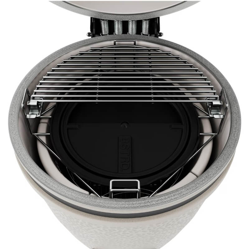 BSTRD.PRO BP302D-USA Large Solo Kamado Grill in Desert Sand - Inside