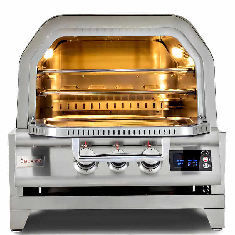 Blaze 26-Inch Countertop Pizza Oven | Interior Lighting