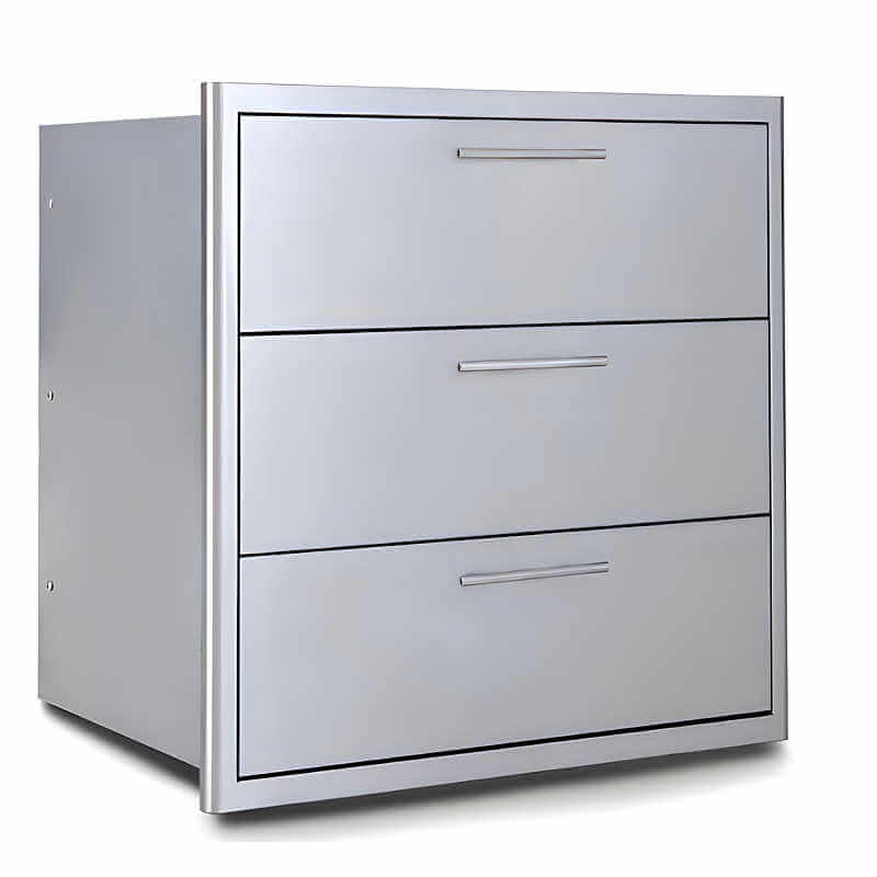 Blaze 30 Inch Triple Drawer | Raised Mounting