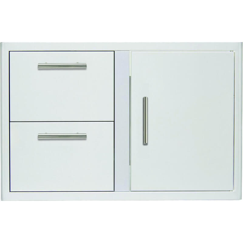 Blaze BLZ-DDC-R-LTSC 32-Inch Access Door & Stainless Steel Double Drawer Combo
