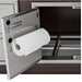 Pro-Fit 8 Foot Outdoor Kitchen Island Kit | Blaze 32-Inch Double Access Door | Paper Towel Holder