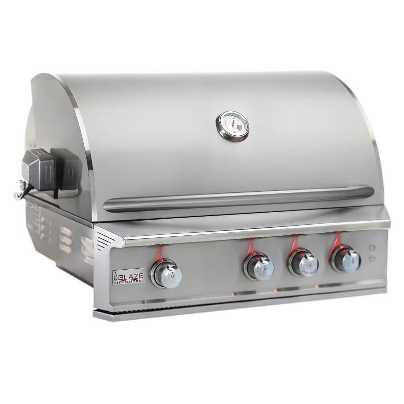 Blaze BLZ-3PRO Professional LUX 34-Inch 3-Burner Built-In Grill With Rear Infrared Burner