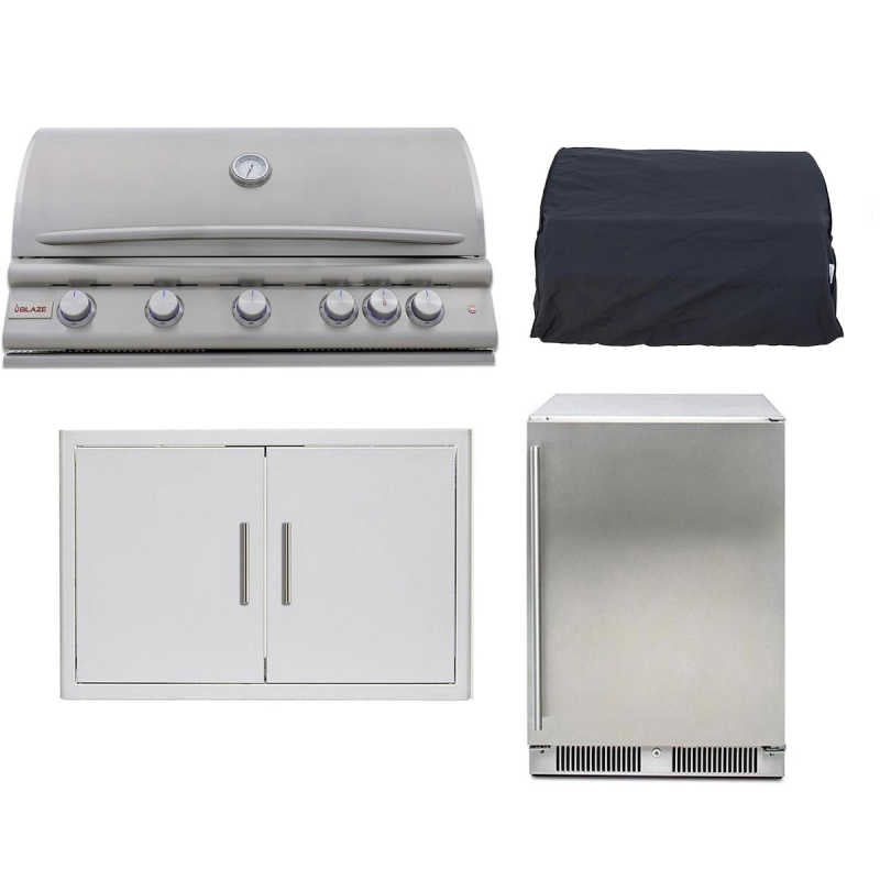 Blaze LTE+ 4 Pc 40-in Gas Grill Outdoor Kitchen Package