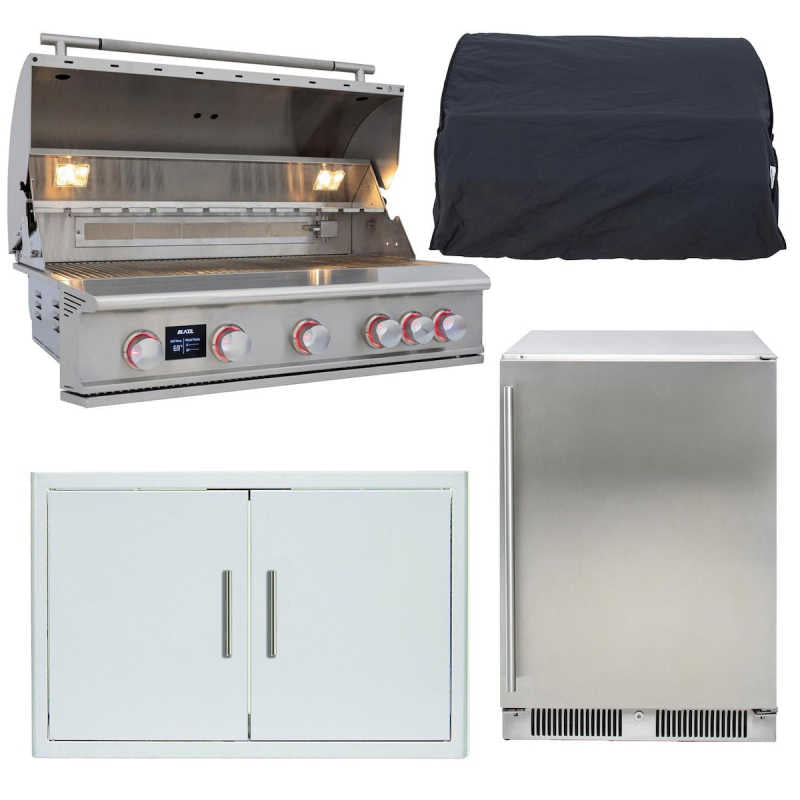 Blaze LTE PRO 4 Pc 40-in Gas Grill Outdoor Kitchen Package