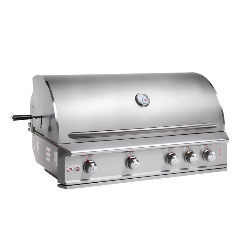 Blaze BLZ-4PRO Professional LUX 44-Inch 4-Burner Built-In Grill With Rear Infrared Burner