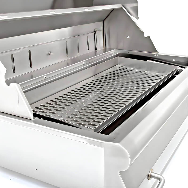 Blaze Charcoal Grill | Adjustable Stainless Steel Charcoal Tray