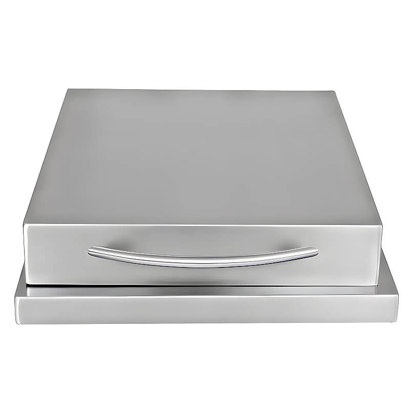 Blaze Drop-In Stainless Steel Single Side Burner | Stainless Steel Lid