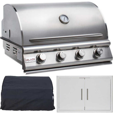Blaze LBM 3 Pc 32-in Gas Grill Outdoor Kitchen Package