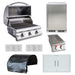 Blaze LBM 7 Pc 25-in Gas Grill Outdoor Kitchen Package