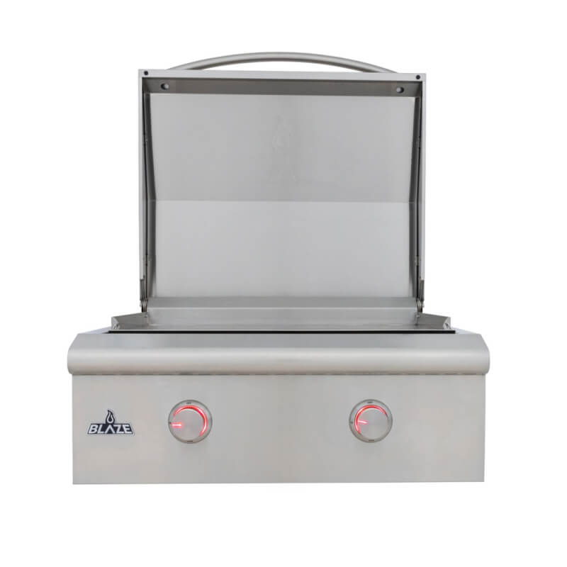 Blaze LTE+ 30-Inch Built-In Gas Griddle | Stainless Steel Lid