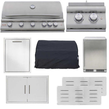 Blaze LTE+ 8 Pc 40-in Gas Grill Outdoor Kitchen Package