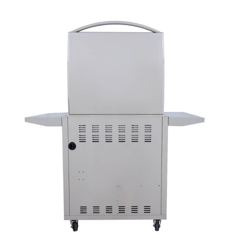 Blaze LTE+ 30-Inch Freestanding Gas Griddle | Rear View w/ Ventilation