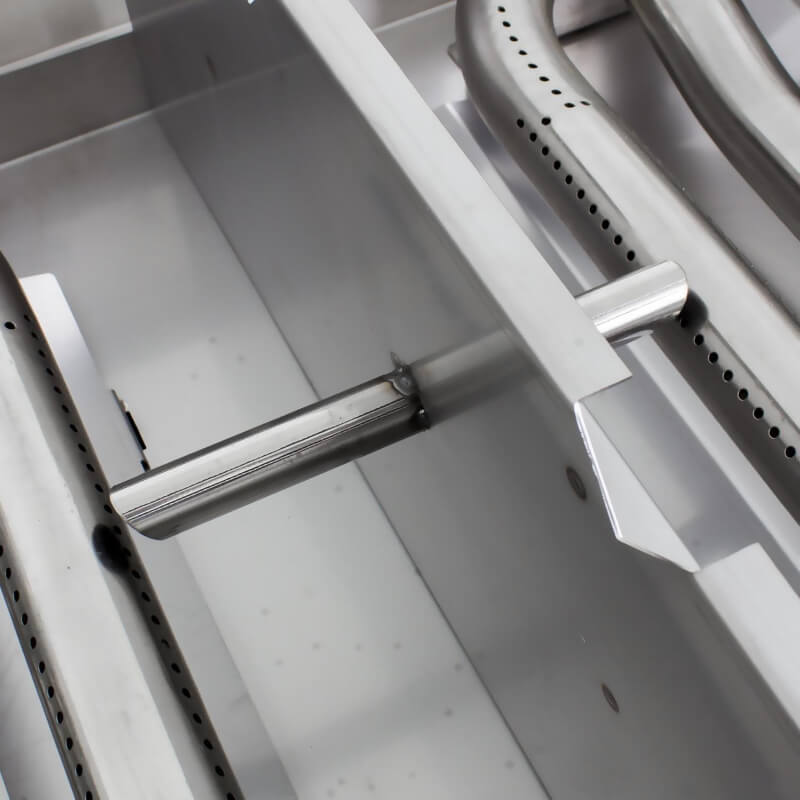 Blaze Premium LTE 30 Inch Built In Griddle Stainless Steel Cross Tubes