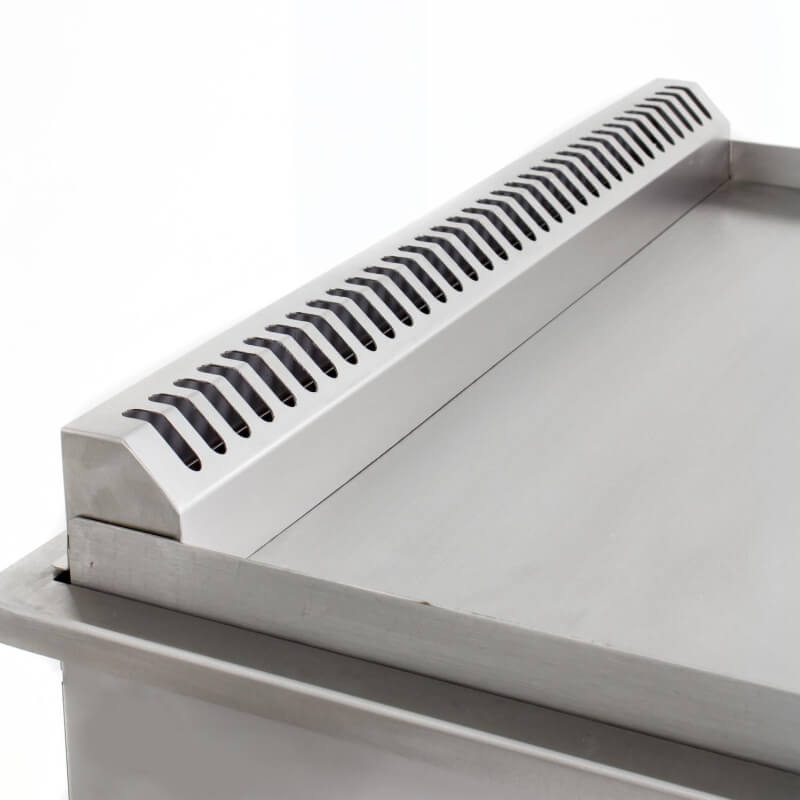 Blaze LTE 30 Inch Built In Griddle Stainless Steel Flue Cove