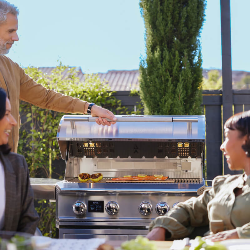 Blaze LTE Pro 32 Freestanding Grill | Shown Grilling