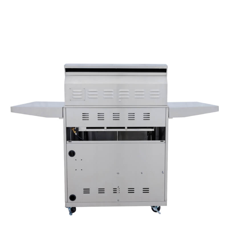 Blaze LTE Pro 32-Inch Freestanding Grill | Rear Ventilation
