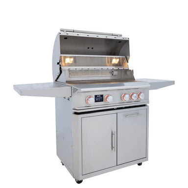 Blaze LTE Pro 32-Inch Freestanding Grill | Grill Interior Lights