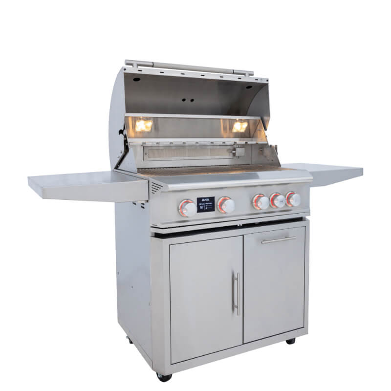 Blaze LTE Pro 32-Inch Freestanding Grill | Grill Interior Lights