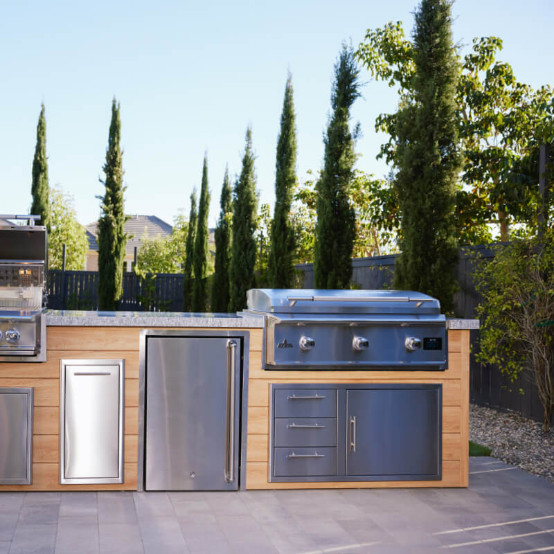 Blaze LTE Pro 40-Inch Gas Griddle | In Outdoor Kitchen