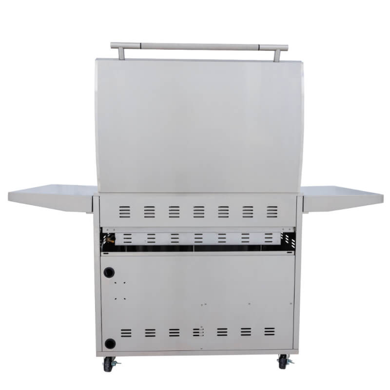 Blaze LTE Pro 40-Inch Freestanding Gas Griddle | Rear Ventilation