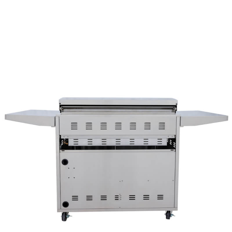 Blaze LTE Pro 40-Inch Freestanding Gas Griddle | Rear View