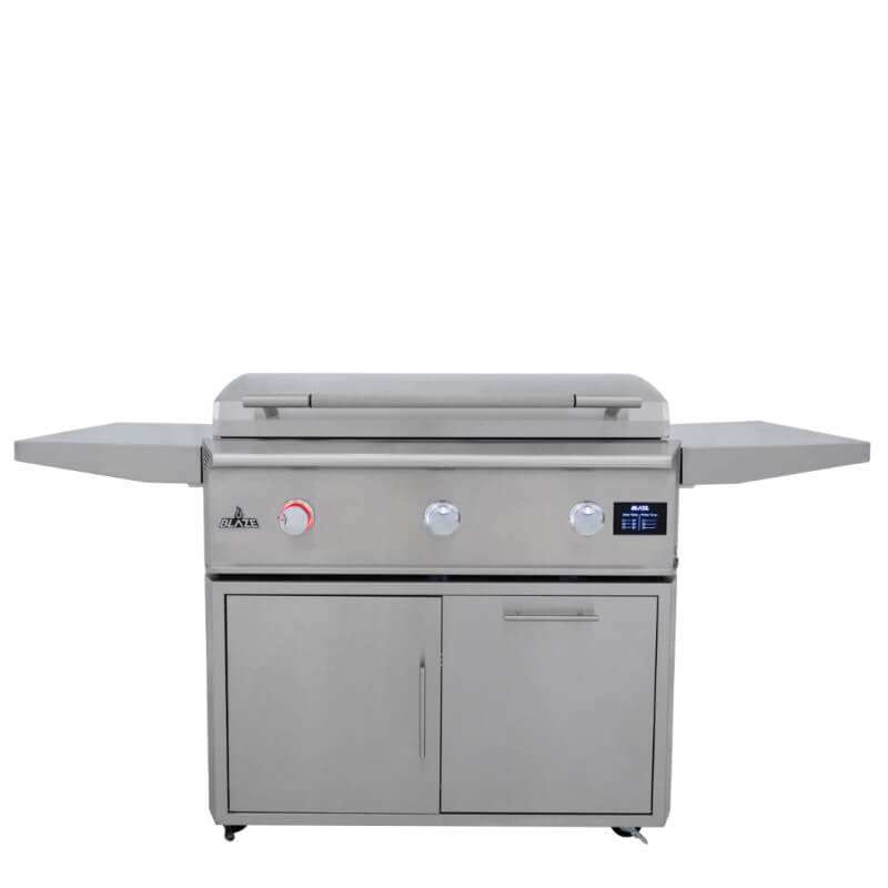 Blaze LTE Pro 40-Inch 3 Burner Freestanding Gas Griddle | Stainless Steel Lid
