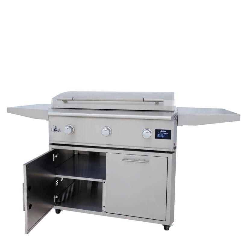 Blaze LTE Pro 40-Inch Freestanding Gas Griddle | Propane Drawer