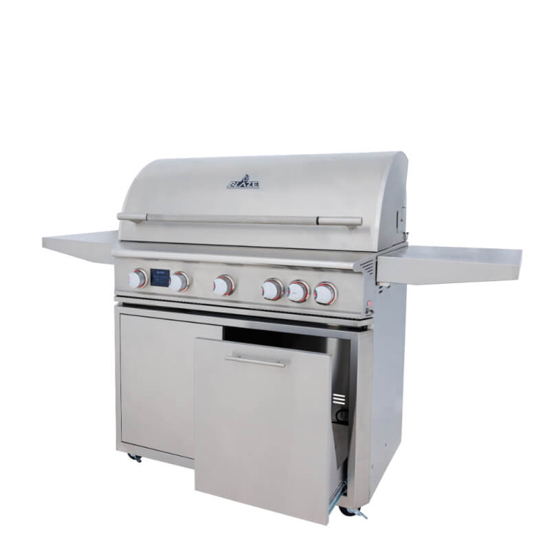 Blaze LTE Pro 40-Inch 5 Burner Freestanding Gas Grill | Propane Drawer