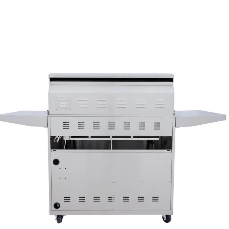 Blaze LTE Pro 40-Inch 5 Burner Freestanding Gas Grill | Rear Ventilation