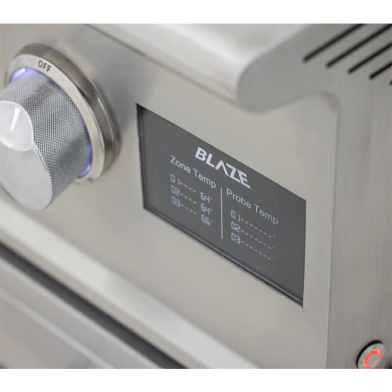 Blaze LTE Pro 40-Inch Gas Griddle | Meat Probe Control Panel