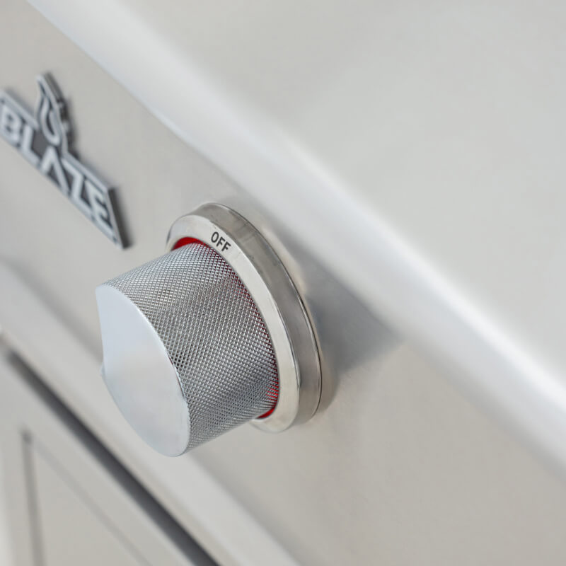 Blaze LTE Pro 40-Inch Gas Griddle | Knurled Control Knobs