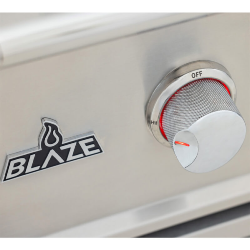 Blaze LTE Pro 40-Inch Gas Griddle | Red Burner State Lighting