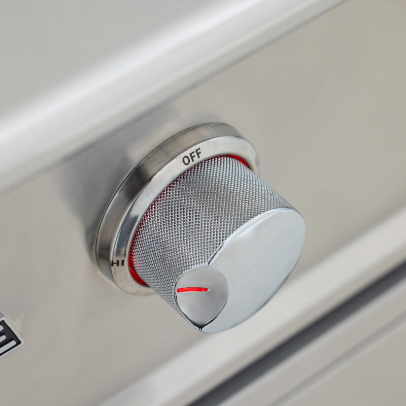 Blaze LTE Pro 40-Inch Gas Griddle | Knobs