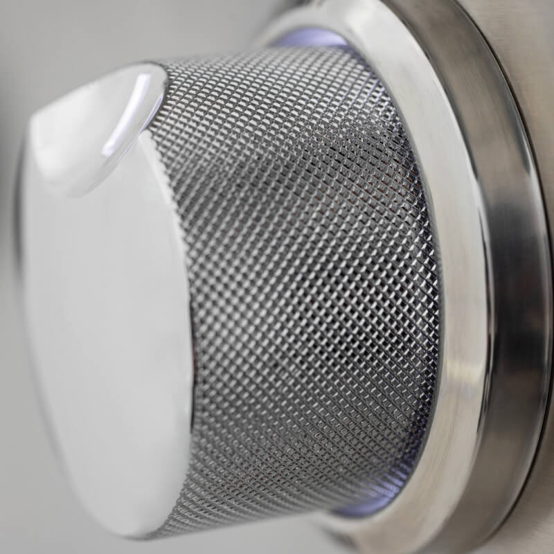 Blaze LTE Pro 40-Inch Gas Griddle | Knurled Control Knob Close Up