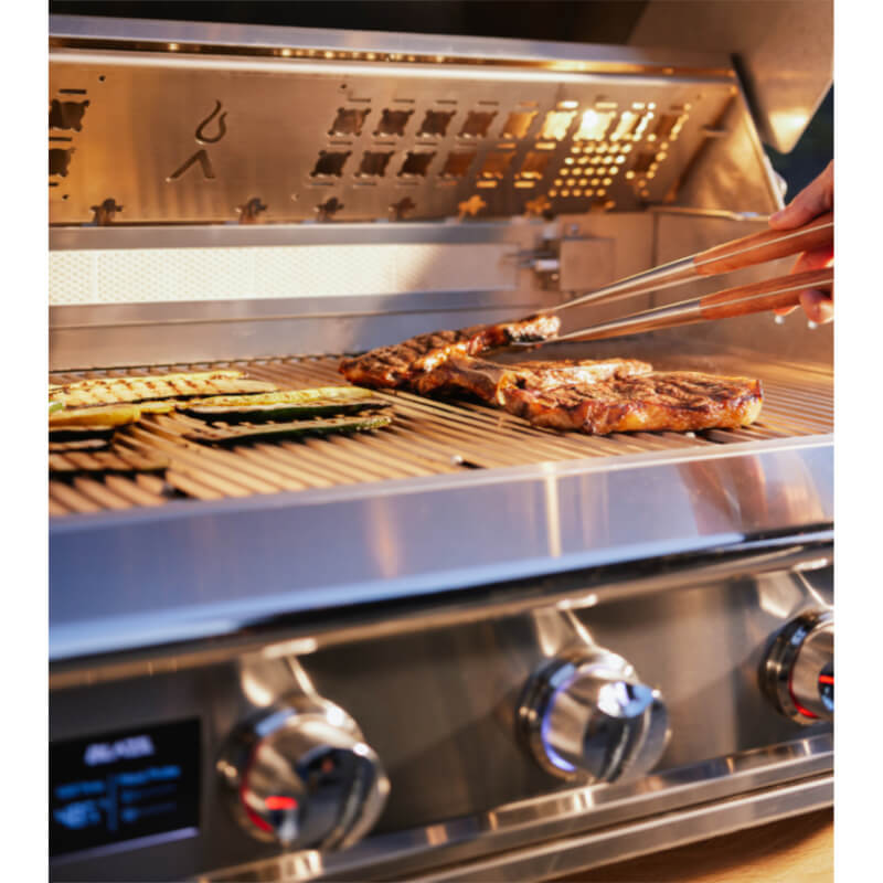 Blaze LTE Pro Grill | Shown Grilling Steaks