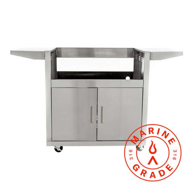 Blaze Marine Grade 32 Inch 316L Stainless Steel Grill Cart For LTE / LTE+ Gas Grills - BLZ-4-CART-SC-MG