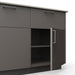 Blaze Morning Glow 10-Ft Outdoor Kitchen Island | Gunmetal Exterior