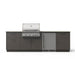 Blaze Morning Glow 10-Ft Outdoor Kitchen | Gunmetal Base Cabinets & Aeris Countertop