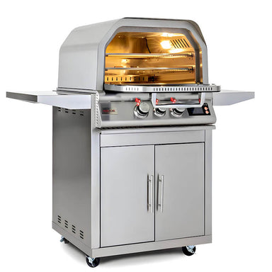 Blaze 26-Inch Freestanding Outdoor Pizza Oven | Interior Light