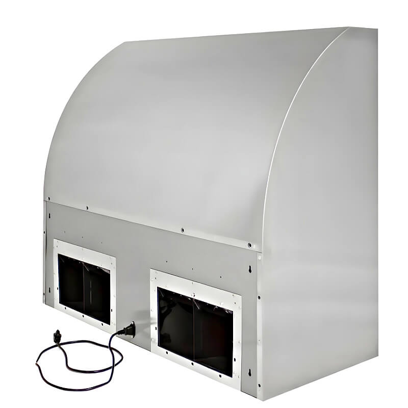 Blaze Outdoor Vent Hood With Easy Wiring Installation