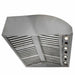 Blaze Stainless Steel Outdoor Vent Hood | Commercial Baffles