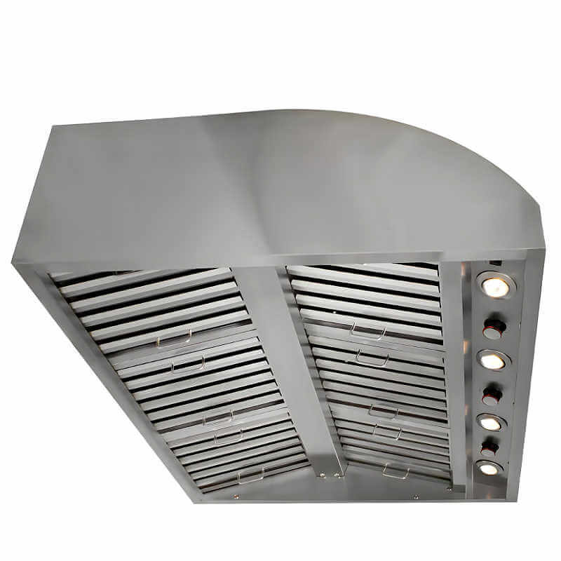 Blaze Stainless Steel Outdoor Vent Hood | Commercial Baffles