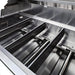 Blaze Prelude LBM 25 Inch 3-Burner Freestanding Gas Grill | Heat Zone Seperators
