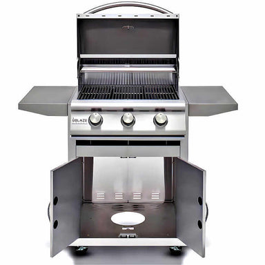 Blaze Prelude LBM 25 Inch 3-Burner Freestanding Gas Grill | Propane Tank Holder