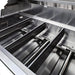 Blaze Prelude LBM 25 Inch 3-Burner Built-In Gas Grill | Heat Zone Separators