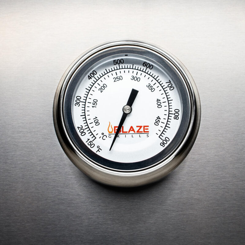 Blaze Prelude LBM 32-Inch 4-Burner Built-In Gas Grill - Temperature Gauge