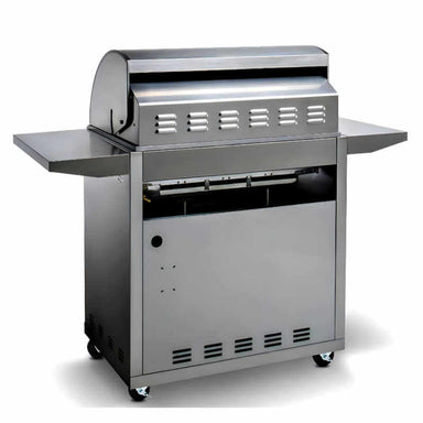 Blaze Prelude LBM 32 Inch 4-Burner Freestanding Gas Grill | Rear View