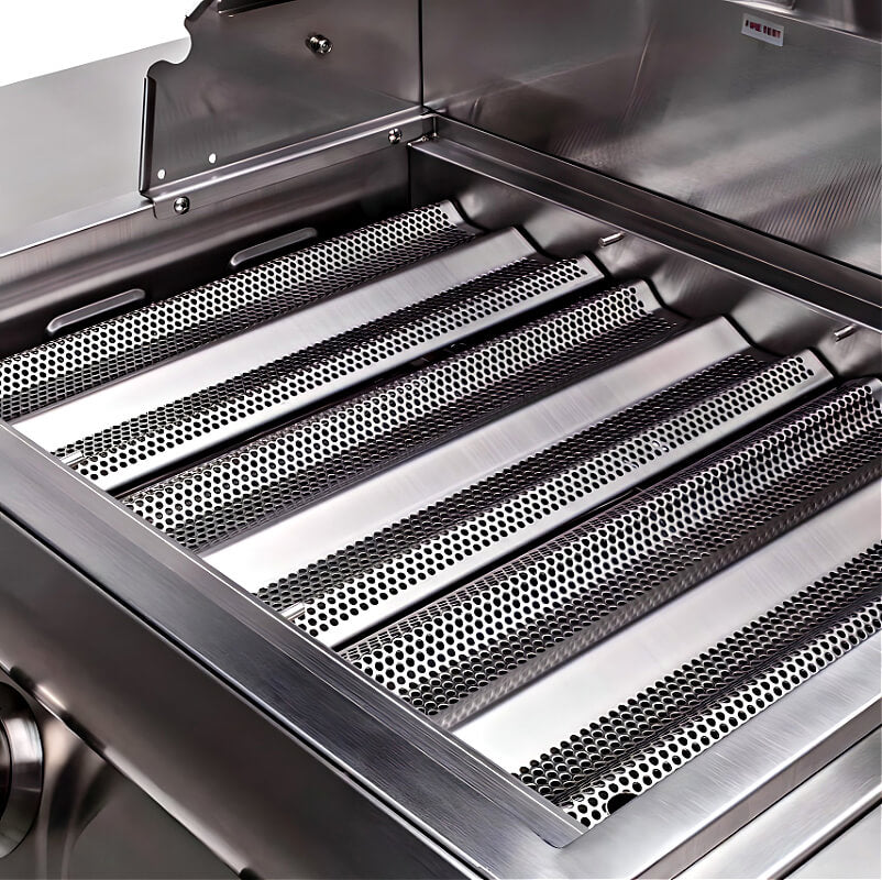 Blaze Prelude LBM 32 Inch 4-Burner Freestanding Gas Grill | Stabilizing Grids