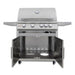 Blaze Premium LTE+ 32 Inch 4-Burner Gas Grill | Propane Tank Holder